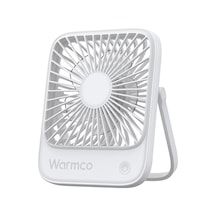 Warmco D1 Masaüstü Vantilatör Usb Ve Type-c Bağlantılı Taşınabilir Ultra İnce Soğutucu Fan Beyaz
