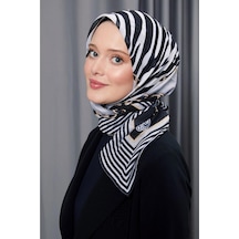 Levidor Twill İpek Eşarp Siyah
