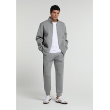 Colin's Colins Slim Fit Orta Bel Düz Erkek Gri Eşofman Altı Cl1081228 Q1.v1 Mga Gri Melanj