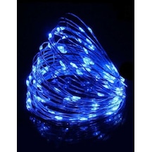 Peri Led 10 Metre Pilli Mavi Renk Dekoratif Aydınlatma Mavi
