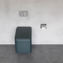 Zift Unique Paslanmaz Çelik İnox Tuvalet Kağıdı Askısı-raflı Ve Kendinden Yapışkanlı Tuvalet Kağıdı Wc Kağıt Asacağı 16.5 x 12.2 x 11.2 CM