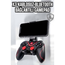 X3 Gamepad Oyun Kolu Bluetooth Bağlantılı Gamestick Android Uyumlu - Lisinya