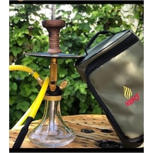 Çantalı Nargile Takımı Sarı Renk