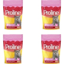 Pro Line Renkli Taneli Tavuklu Yetişkin Kedi Maması 4 x 400 G