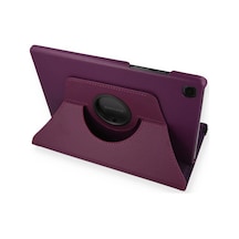 Newface - 810 - Samsung Galaxy Uyumlu T500 Tab A7 10.4 Kılıf 360 Tablet Deri Kılıf - Aconcept - - Mürdüm