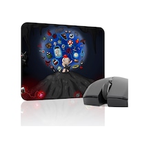 Binding Of Isacc Kaymaz Dikişli Kauçuk Oyuncu Mousepad V5 - 22x18 Gaming Mouse Pad Fare Altlığı