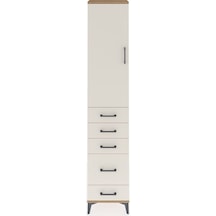 Arges Dolap 2 Raflı 5 Çekmeceli Tek Askılı 44x30x221 Çam-aytaşı Çam