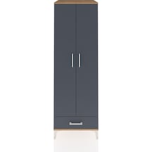 Kronos Dolap 2 Raflı Tek Çekmeceli Tek Askılı 60x59x182 Çam-a... Çam