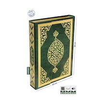 Kuranı Kerim Bilgisayar Hatlı Yeşil Renk Cami Boy - Merve Yayınla