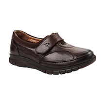 Forelli 29445-G Iris Kahve Kadın Comfort Deri Ayakkabı Çok Renkli