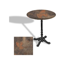 Çipa 1004 Döküm Ayak Yuvarlak Masa Çap 80cm - Werzalit, Wermodin Ve Allzalit Tabla - Metalic Oxid 1 Çok Renkli Çipa 1004 Döküm Ayak Yuvarlak Masa Çap 80cm - Werzalit, Wermodin Ve Allzalit Tabla - Metalic Oxid 1 Çok Renkli