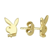 Goldkupe 14 Ayar Altın Tavşan Küpe 1,28 Gr-607