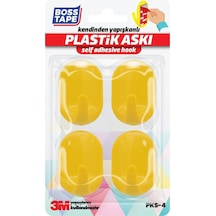 3m Bantlı Mutfak Banyo Havlu Bornoz Sarı Duvar Askısı Plastik Sarı Diğer
