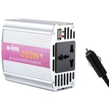 S-lınk Sl-200w 200w Dc12v-ac230v Çakmaktan Power Inverter