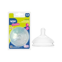 Wee Baby Nanninom Geniş Ağızlı Biberon Emziği 6-18 Ay Kod-286