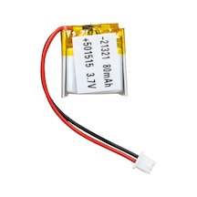 Ayt 501515 3.7 Volt 80 Mah Lityum Polimer Pil 0.5x1.5x1.5 Cm Akıllı Saat Kulaklık Pili