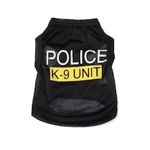 Kedi Ve Köpek Için K9 Polis Elbise Siyah