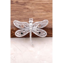 Telkari İşlemeli Yusufçuk Tasarım Gümüş Broş 310 Telkari İşlemeli Yusufçuk Tasarım Gümüş Broş 310