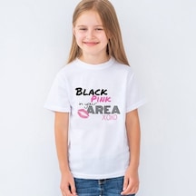 Blackpink Baskılı Unisex Çocuk Tişört T-Shirt Mr-16 Beyaz