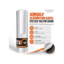 Simself Alüminyum Kaplı Oto Ses Yalıtım Bantı 60cm X 10mt Bant Marketim