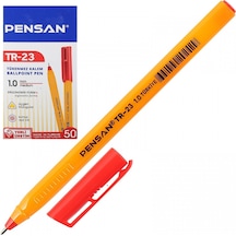 Pensan Tr-23 Üçgen Tükenmez Kalem Kırmızı 50 Li