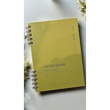 Spiralli 80 Yaprak Noktalı A5 Defter, Not Defteri, Okul Defteri, 4 Farklı Renk Seçeneği 03 Olive Green Çok Renkli