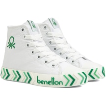 Benetton Bn-90636- Beyaz Yesil - Çocuk Spor Ayakkabı 001