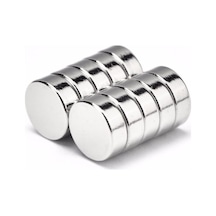 30 Adet Çap 8Mm X Kalınlık 3Mm Güçlü Yuvarlak Neodyum Mıknatıs