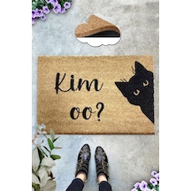 Coco Kim Oo 40x60 Cm Kıl Paspas, Dekoratif Çok Amaçlı İç Ve Dış Kapı Paspası