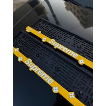 Supreme Plakalık 2'li Oto Araba Aksesuar