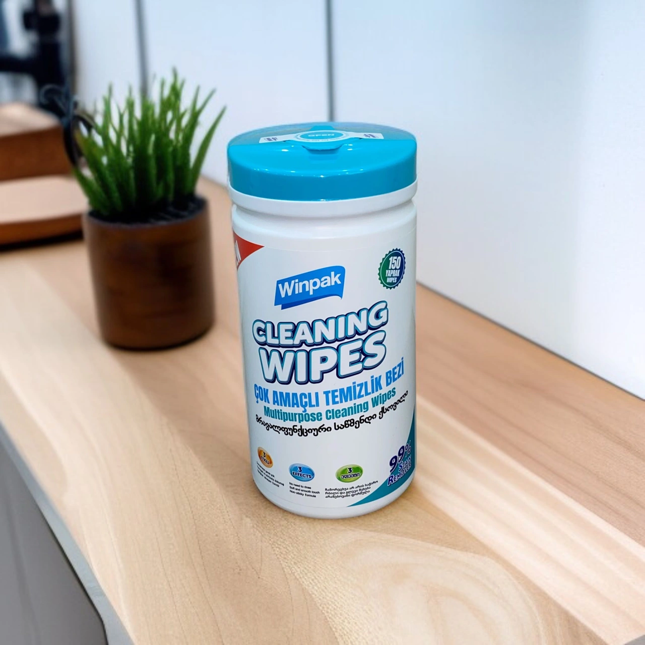Winpak Cleanıng Wıpes 150 Yaprak Çok Amaçlı Temizlik Bezi Havlusu Tekli