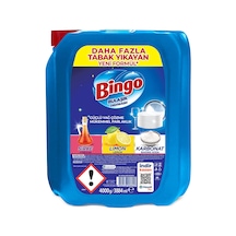 Bingo Sıvı Bulaşık Deterjanı Limon Kokulu 4 KG