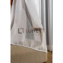 Cml03 Ip Sık Pileli 1x3 Tül Perde Salon Balkon Mutfak Tülü, 600 X 250 Çok Renkli