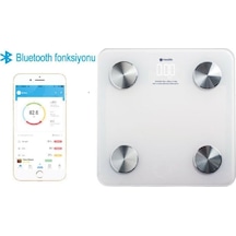 Mesilife Bye05bt Vücut İz Baskülü Yağ Kas Kemik Kalori Ölçer Bluetooth Özellikli