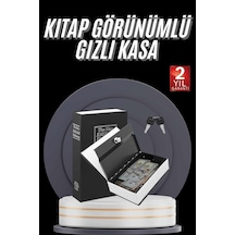 Gizli Kasa Kilitli Sözlük Görünümlü 18cm Gizli Kasa Büyük Boy Anahtarlı - Lisinya
