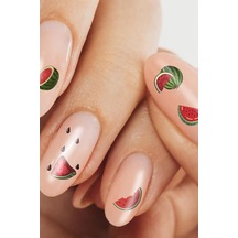 Lexroo Karpuz Tırnak Dövmesi, Tırnak Tattoo, Nail Art, Tırnak Sticker