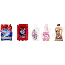 Bingo Renkli Ler 6 Kg + Yumuşatıcı Soft 5 L+ Soft 3lt + Soft 1440ml + Ahşap Temizleyici 1lt 5'li Set Diğer