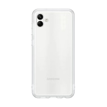 Samsung Uyumlu Galaxy A04 Uyumlu Kılıf Lüx Şeffaf Silikon