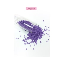 Dökme Cam Kum Boncuk 11/0 2 Mm - 20 Gram - Eflatun - Bnc020 Diğer