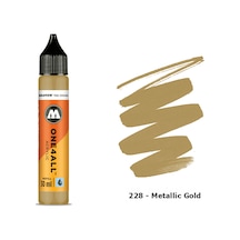 Molotow One4All Akrilik Refill 30Ml N 228 Metallic Gold