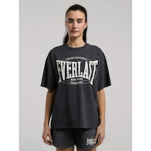 Everlast Authentic Boxing Wmn Oversize Antrasit Kadın Tişört Antrasit