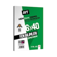AYT Fen Bilimleri 6x40 Çıkmış ve Çıkabilecek Sorular Deneme -  Marka Yayınları