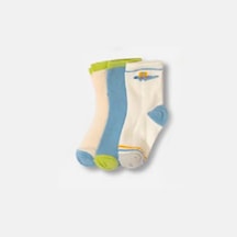 Defne Baby 3lü Bebek Çorabı E025-22 Ekru Defne Baby 3lü Bebek Çorabı E025-22 Ekru