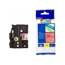 Puun Brother P-Touch TZE-461 36MM x 8m Kırmızı Üzerine Siyah Muad