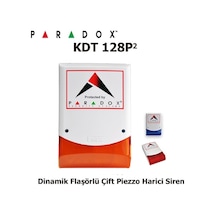 Paradox KDT PS-128P1 Dinamik Flaşörlü Piezzo Harici Siren