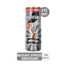 Nescafé Xpress Americano Soğuk Kahve 250ml X12 Hazır