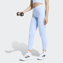 Adidas Studio All Me 7/8 X-over Kadın Mavi Tayt Kx3150