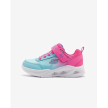 Skechers Skechers Sola Glow - Ombre Deluxe Büyük Kız Çocuk Pembe Işıklı Spor Ayakkabı 303714l Pktq Pembe