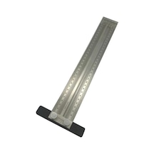 Rox Wood 0090 Hassas Işaretleme Şablon Paslanmaz T Cetvel 300 Mm