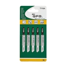 Gfb T118a Dekupaj Testere Ağzı Metal Kesim 5li Paket
